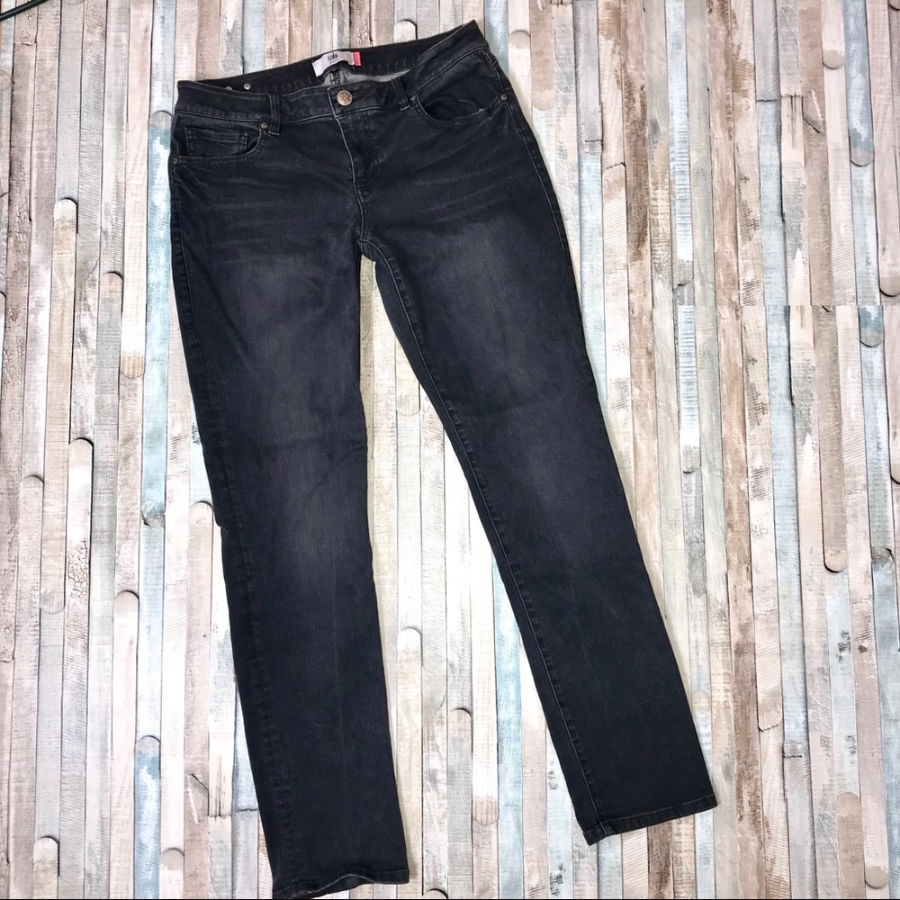 CABi slim boyfriend gray wash jeans 8 style 3191